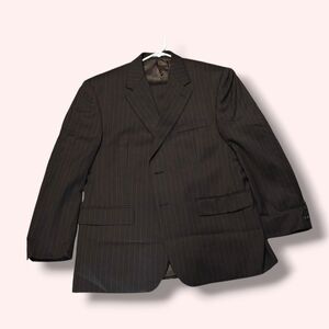 Chaps Dark Pinstripe Suit Jacket